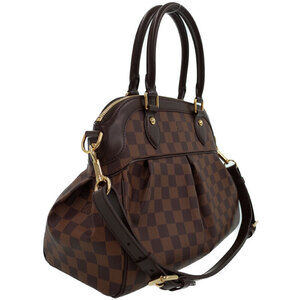 Louis Vuitton Ebene Trevi Damier Bag Brown